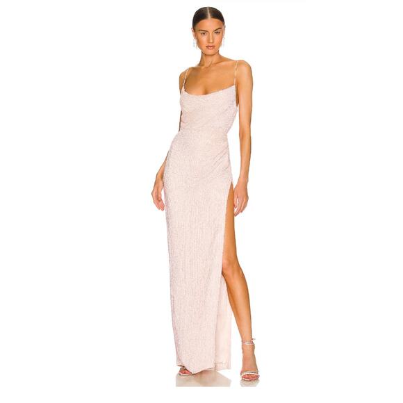 Retrofete Katya Pink Maxi Gown Dress Womens Size XS New NWT - Picture 1 of 16